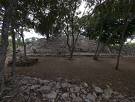 Group of the Initial Series at Xcalumkin Ruins - xcalumkin mayan ruins,xcalumkin mayan temple,mayan temple pictures,mayan ruins photos